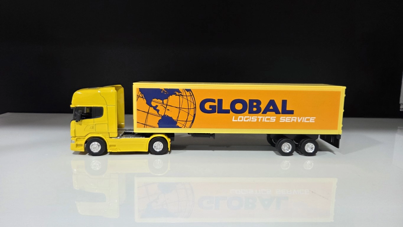 1/64 - Scania 4x2 ve Dorse  Welly Tır Çekici