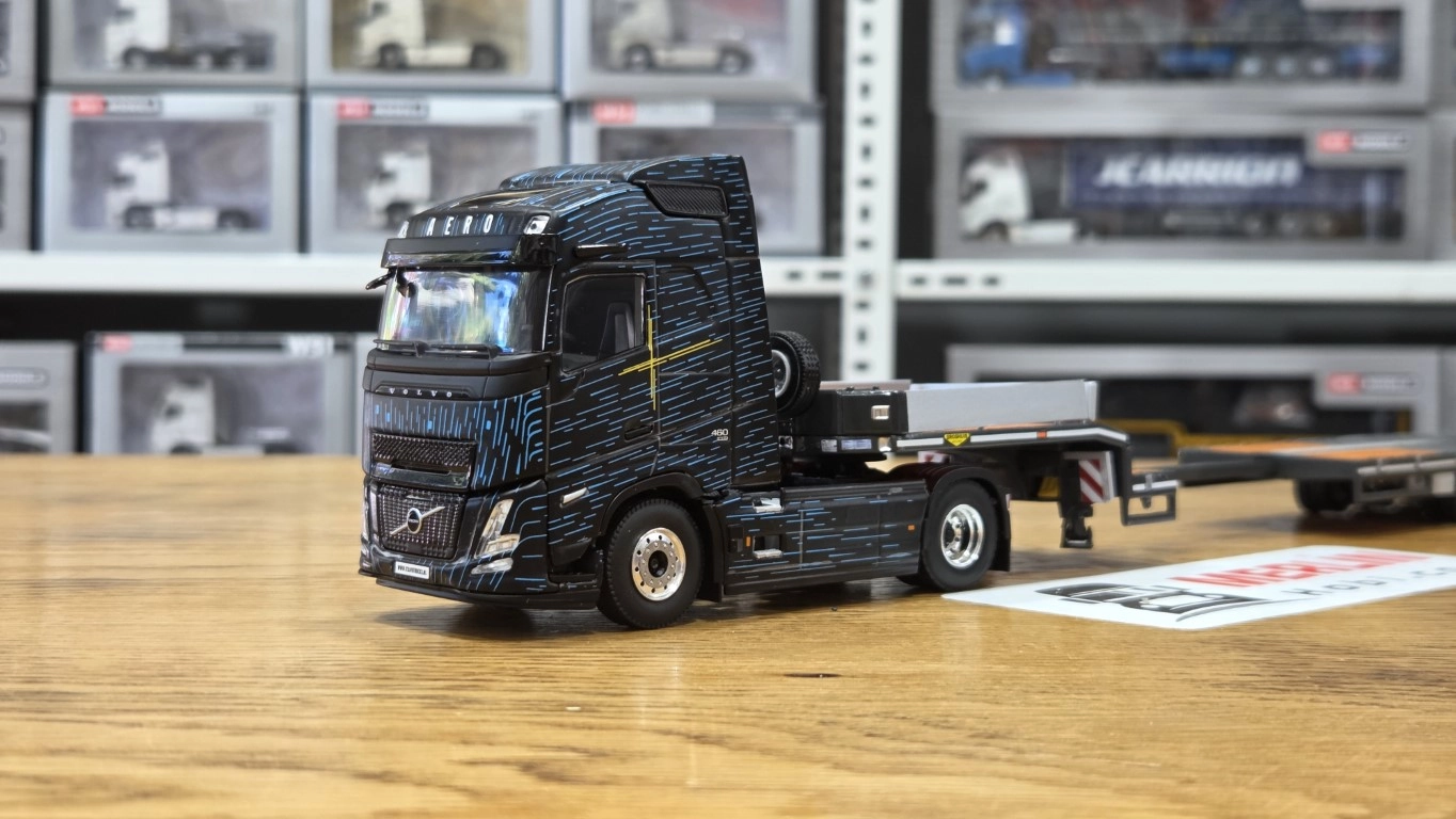 1/50 VOLVO FH AERO 4X2 + Lowbed Dorse 3 Aks