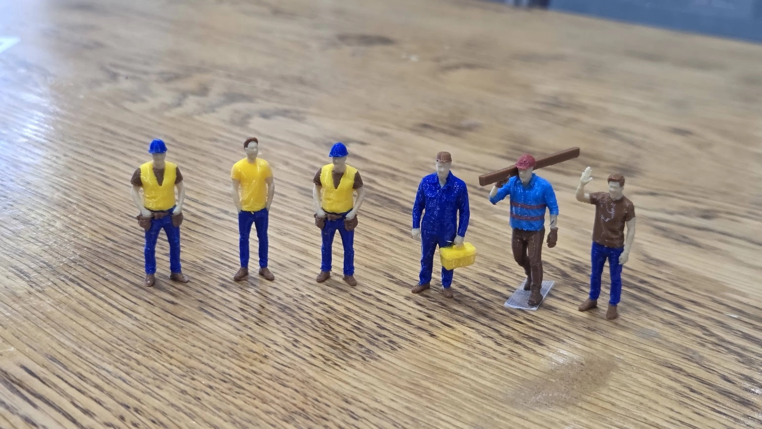 1/50 - Figür - 6lı İşçiler 