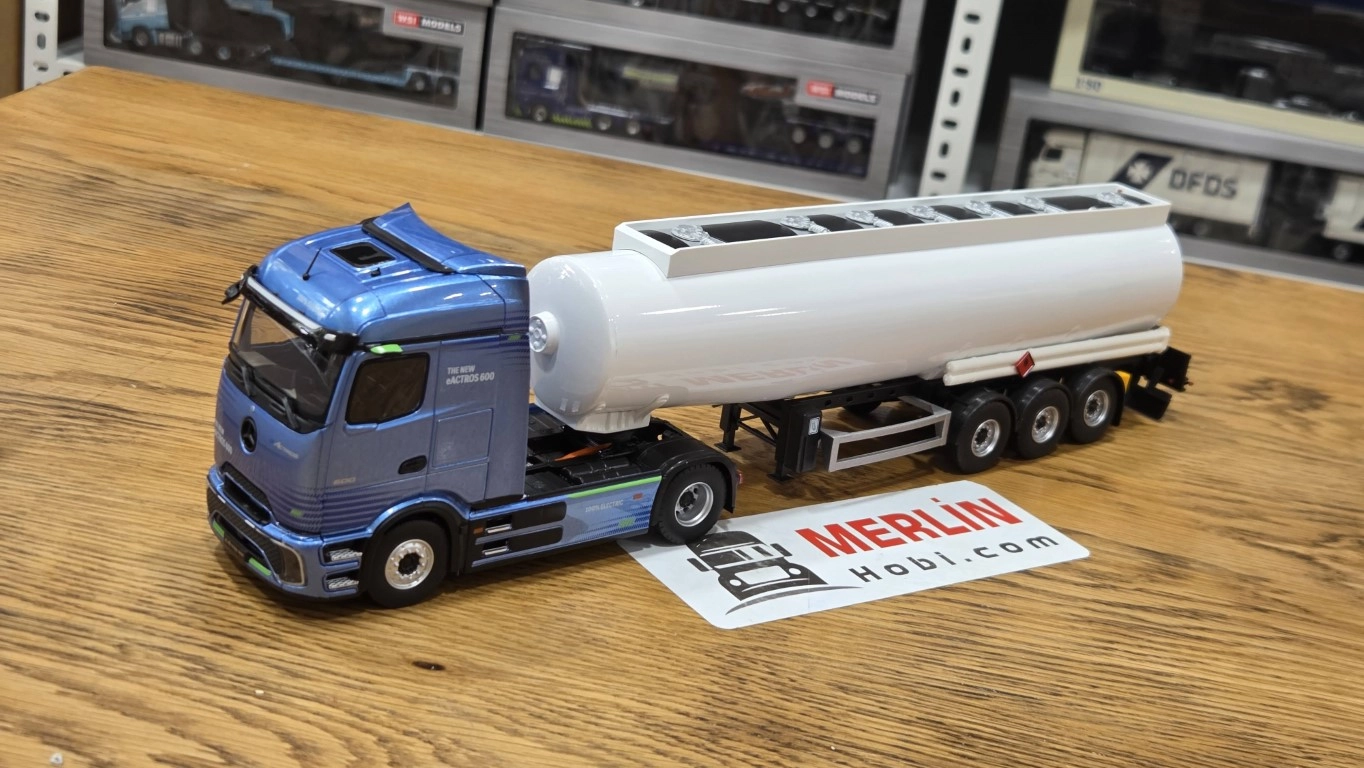 1/43  Mercedes Benz EActros + Tanker Dorse ile Eligor Prokabin mp6