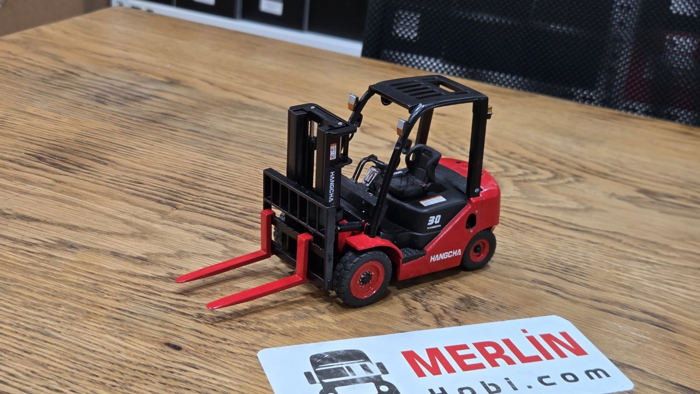 1/25 Hangcha 30 Forklift Kırmızı