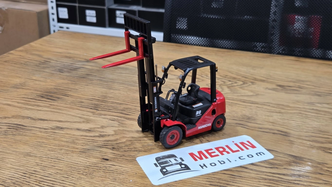1/25 Hangcha 30 Forklift Kırmızı