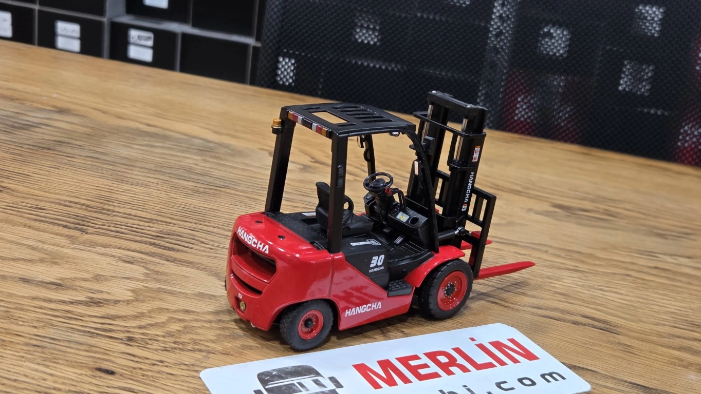 1/25 Hangcha 30 Forklift Kırmızı
