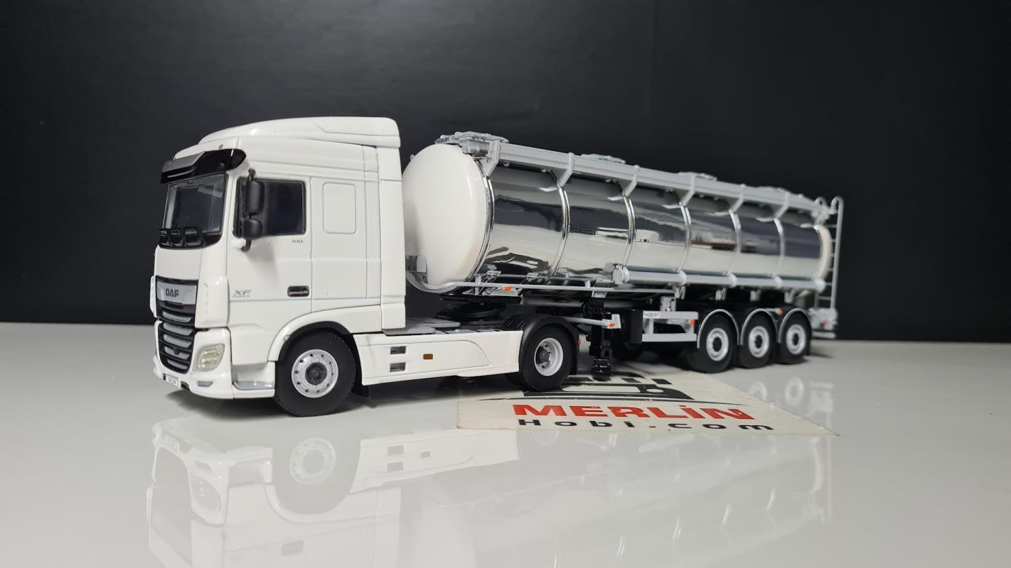 1/50 Daf XF 106 SC 4x2 + Krom Tanker Dorse Tır Çekici