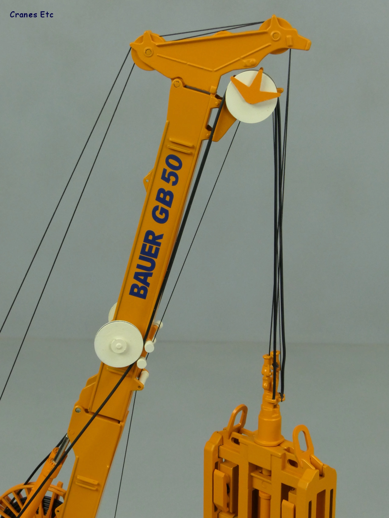 1/50 Bauer GB 50 + DHG V Grab System Diyafram Duvar Makinesi