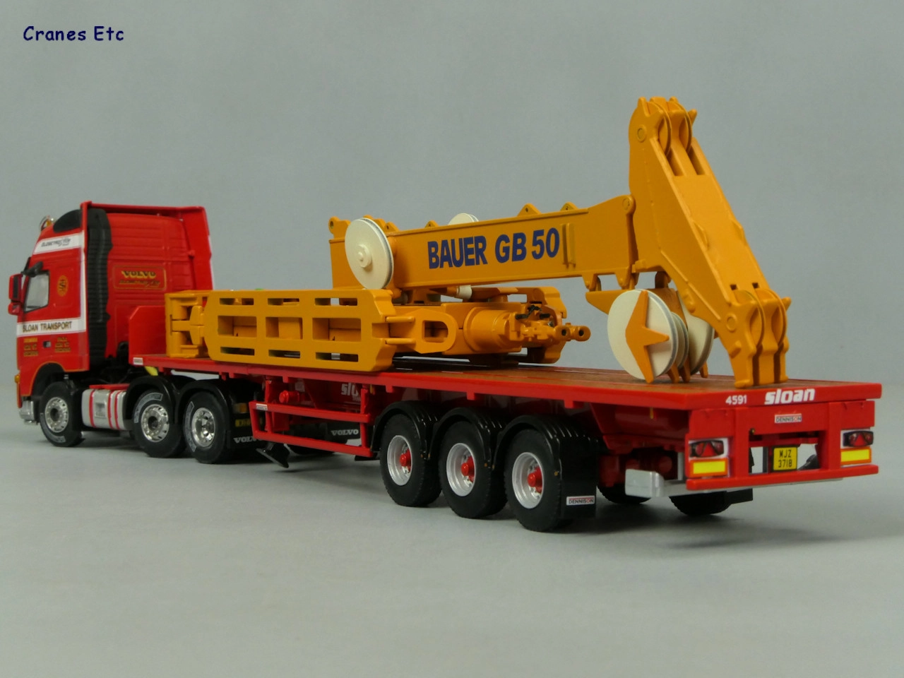 1/50 Bauer GB 50 + DHG V Grab System Diyafram Duvar Makinesi