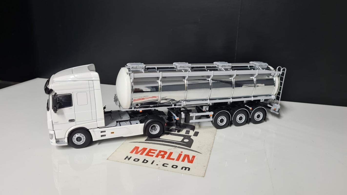 1/50 Daf XF 106 SC 4x2 + Krom Tanker Dorse Tır Çekici