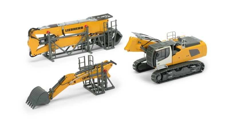 1/50 Liebherr R940 Litronic Long Boom Demolition & Bucket Eskavatör