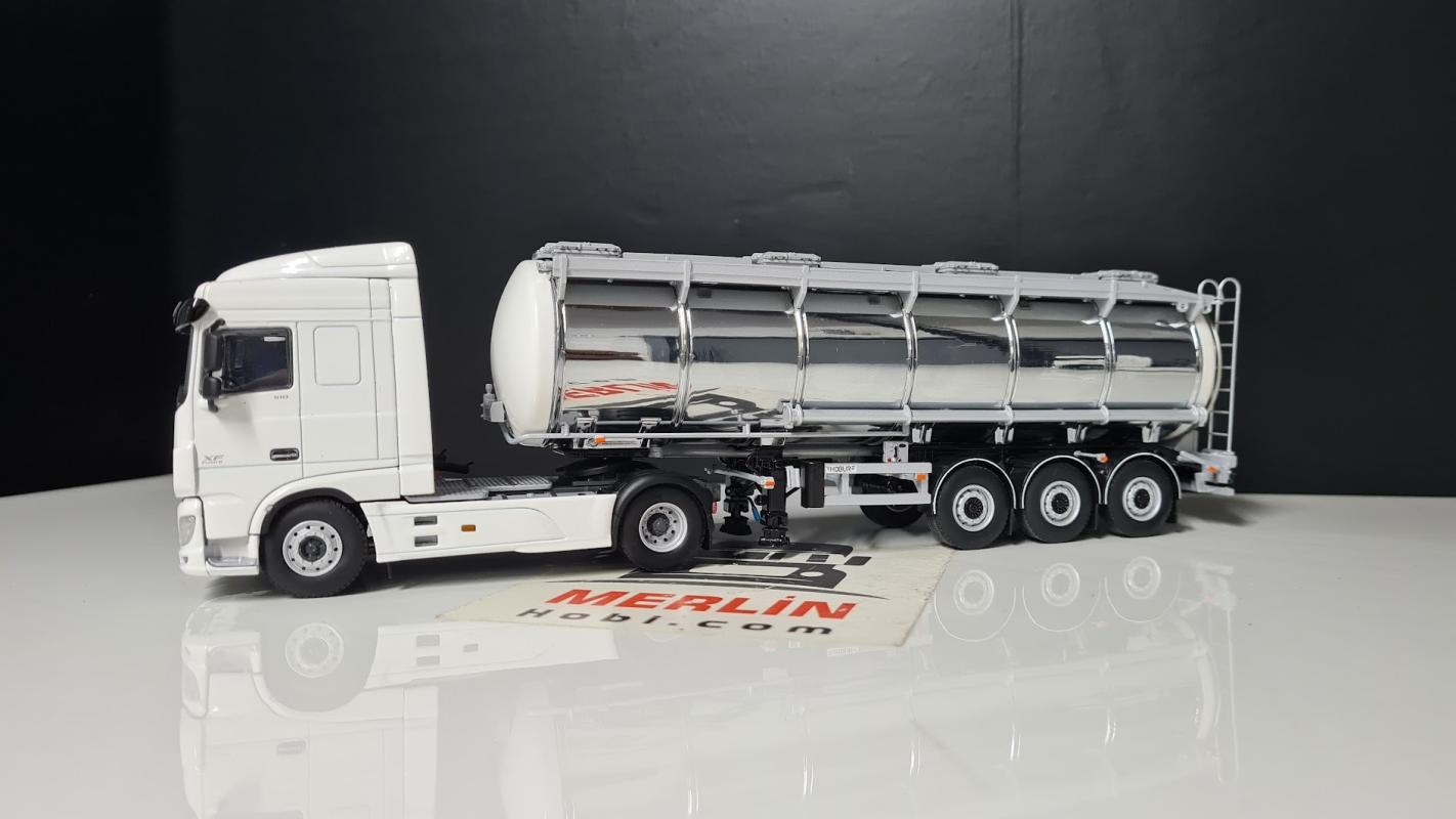 1/50 Daf XF 106 SC 4x2 + Krom Tanker Dorse Tır Çekici