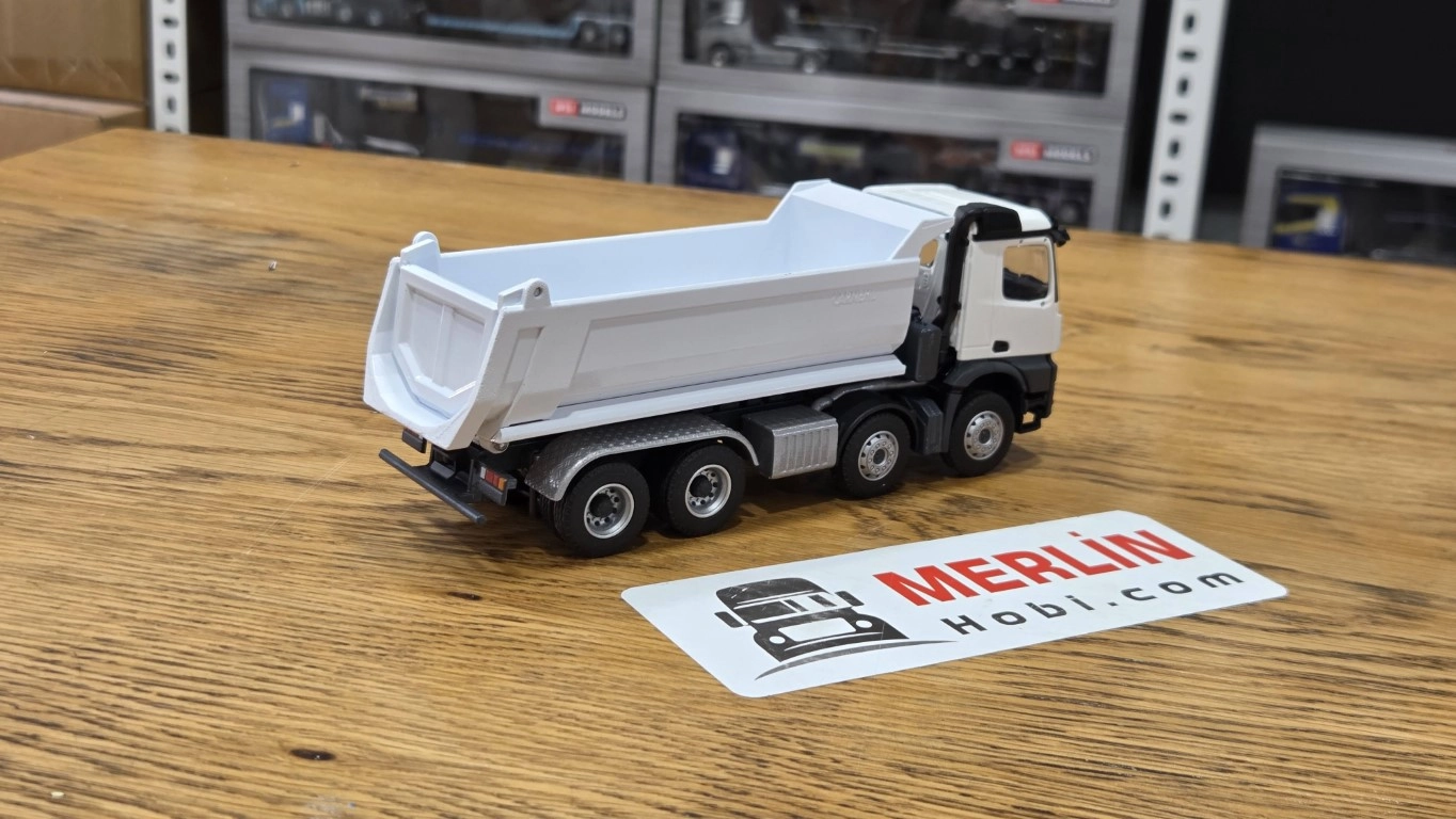 1/50  Mercedes AROCS 8X4 - CARNEHL Beyaz Damperli Kamyon
