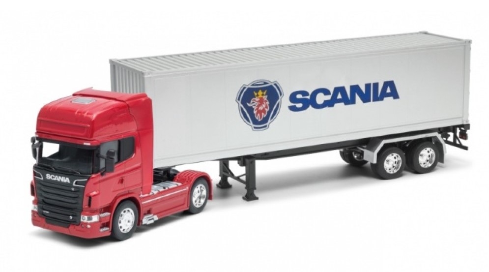 1/32 - Scania V8 R730 ve Dorse  Welly Tır Çekici