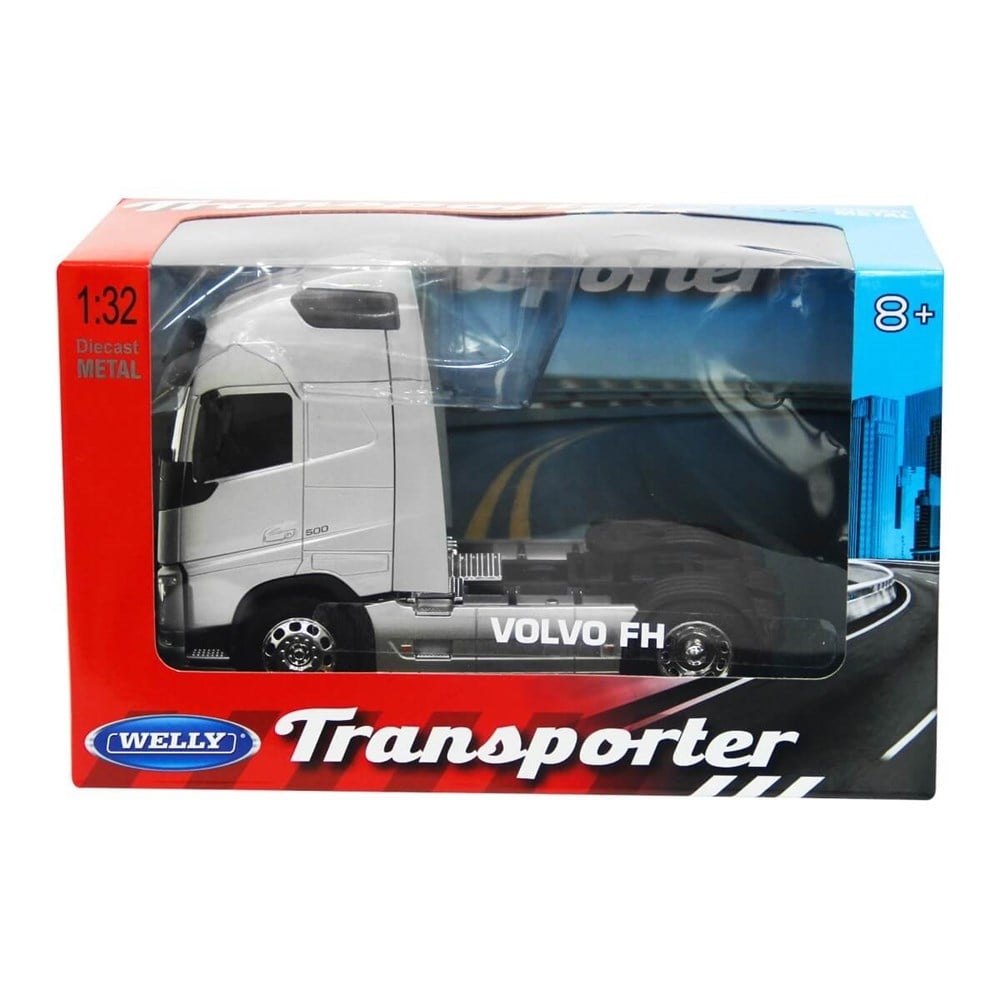 1/32 - VOLVO FH4 FH500 4x2  GRİ RENK Tır Çekici - welly