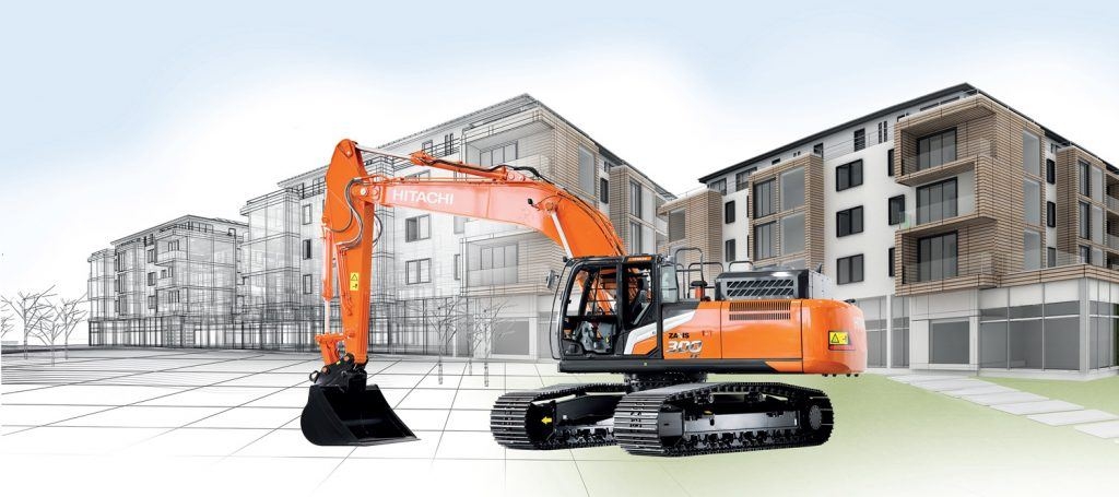 1/50 Hitachi ZX300LCH-7 Crawler Excavator