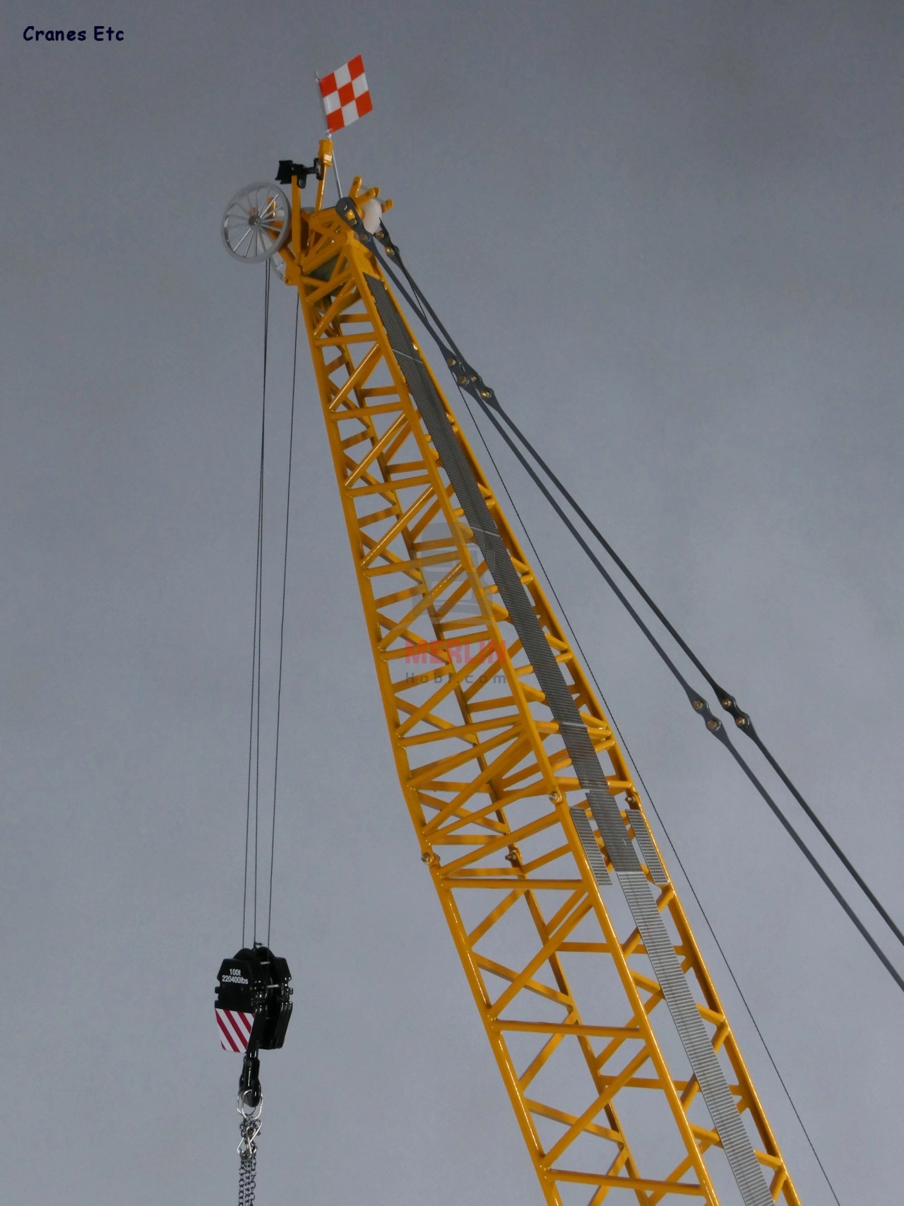 1/50  - LIEBHERR LR 1400 SX Kafes Bomlu Paletli Vinç