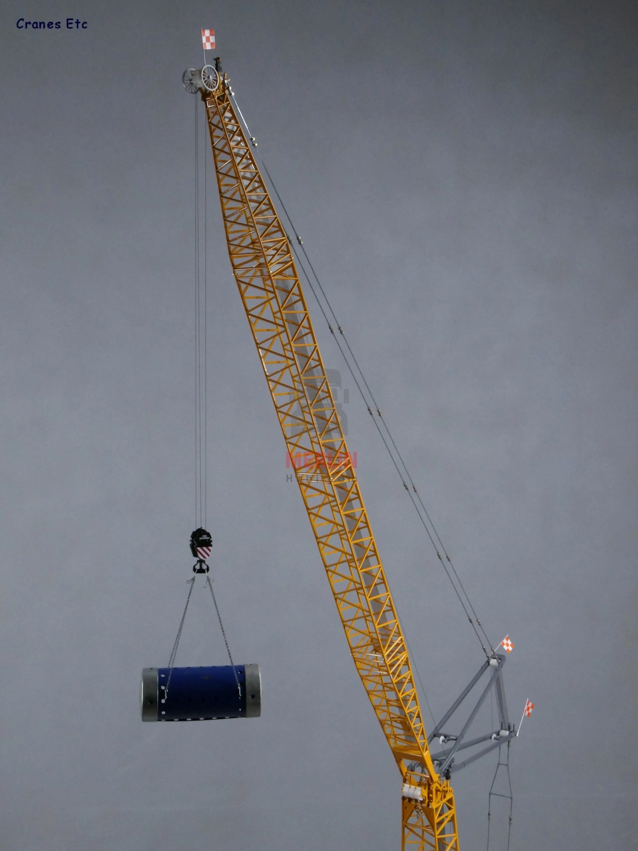 1/50  - LIEBHERR LR 1400 SX Kafes Bomlu Paletli Vinç