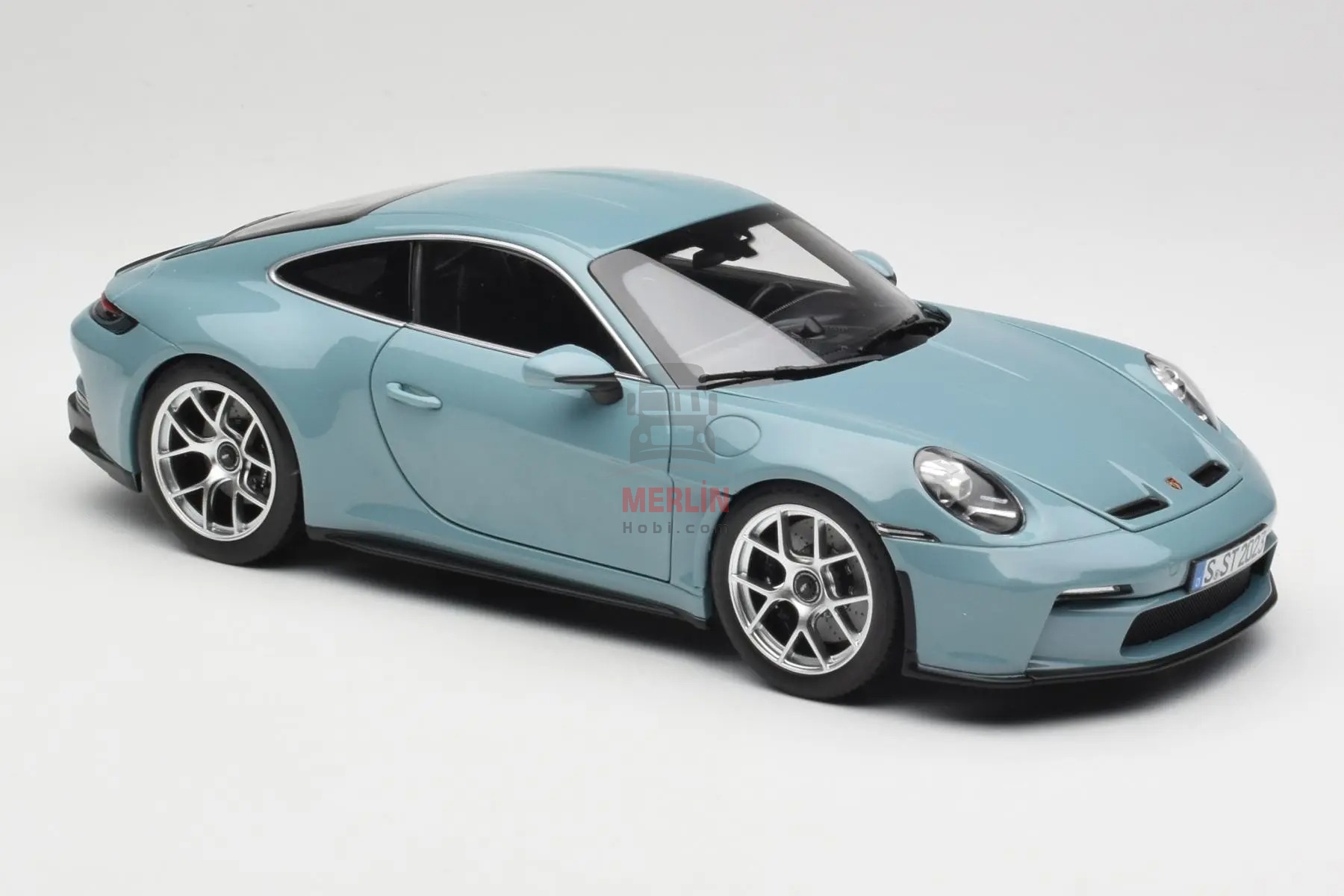 1/18 Norev Porsche 911 S/T 2023 Bleu Meissen 