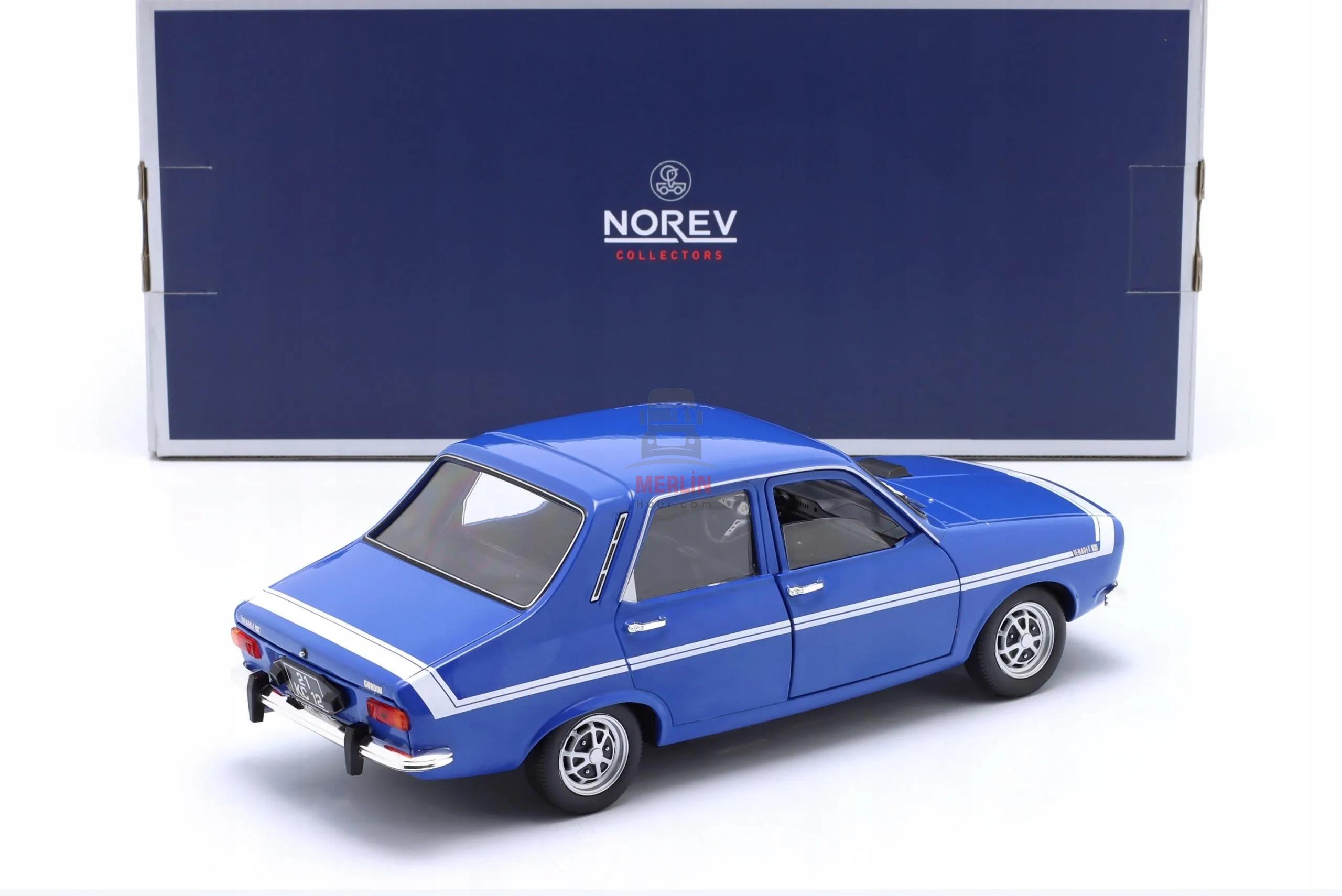 1/18 Norev Renault 12 Gordini 1971 Blue White