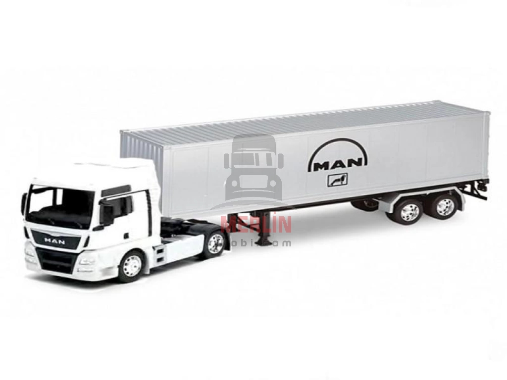 1/32 - Man TGX 4x2 ve Dorse  Welly Tır Çekici