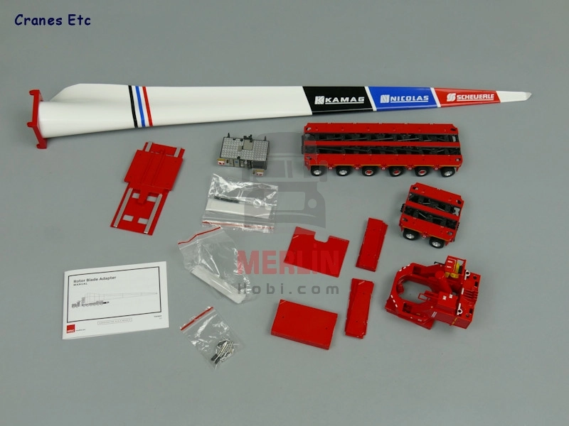 1/50 Scheuerle InterCombi 2 + 6 + Rotor Kanat Adaptörü + Kanat  - imc model 