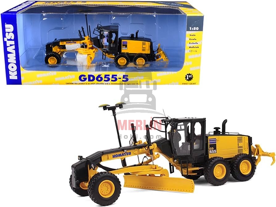 1/50 Komatsu GD655-5 Greyder - Merlin Hobi