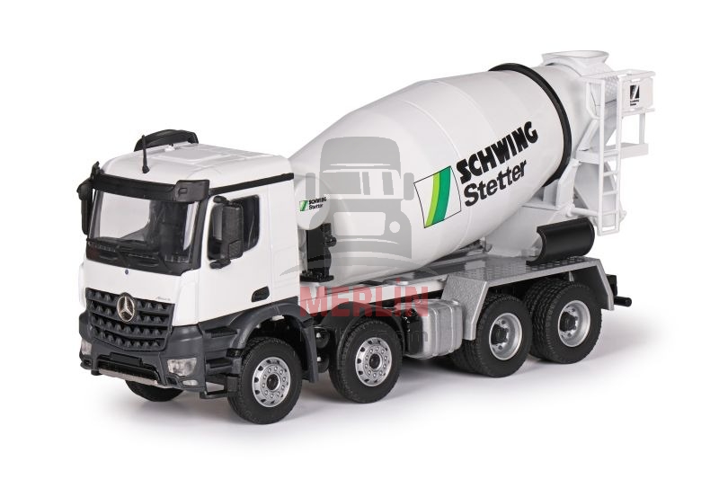 1/50 Mercedes Arocs 8X4 Beyaz Renk Schwing Beton Mikseri