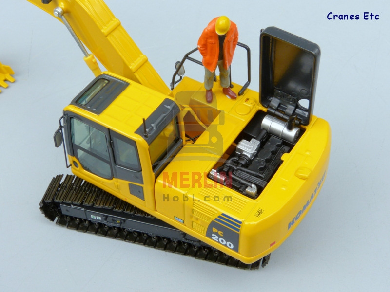 1/50 Komatsu PC200 Eskavatör - Merlin Hobi 1/50 Komatsu PC200 Eskavatör - Merlin Hobi