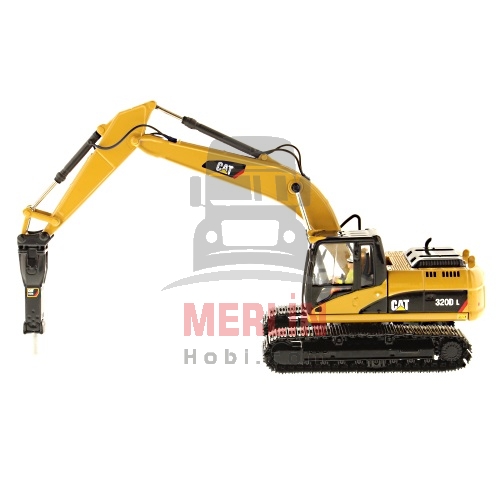 1/50 Caterpillar 320DL Kırıcılı  Metal Paletli  Eskavatör