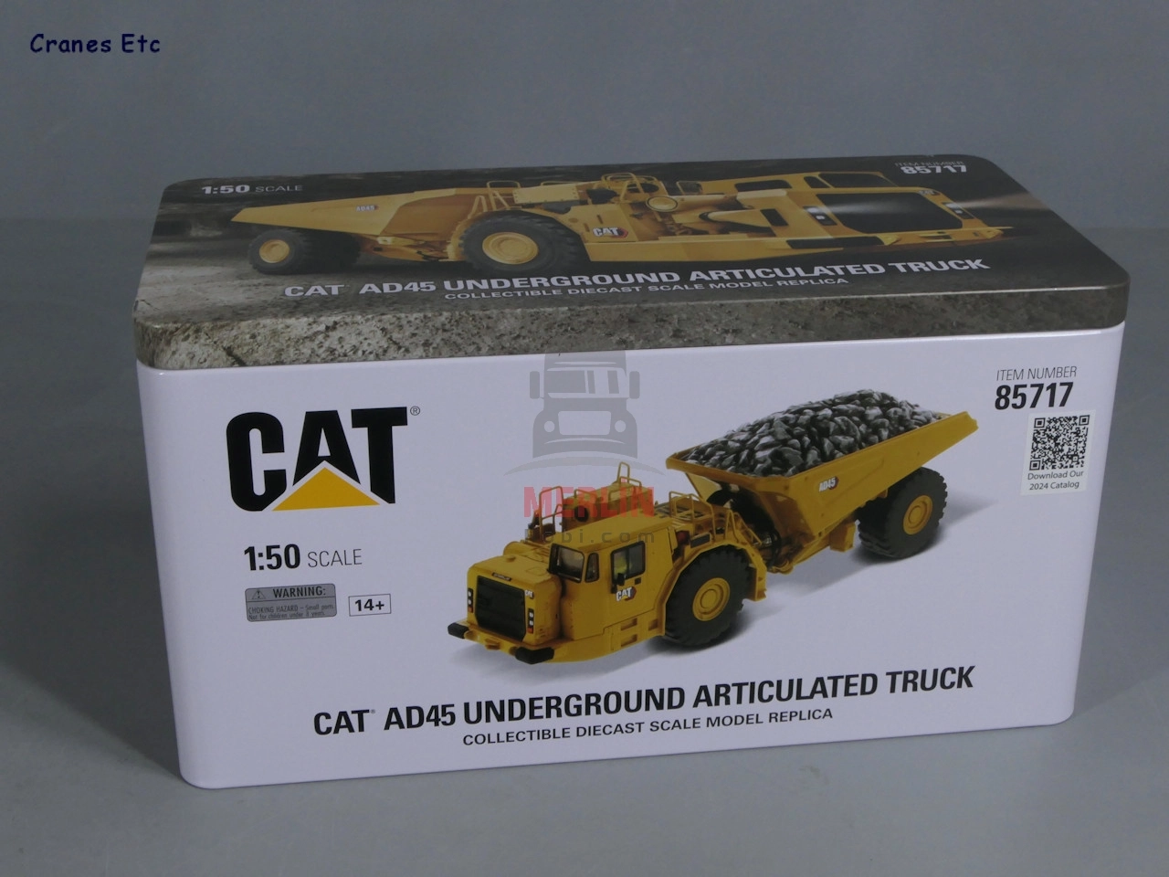 Yeni Logo 1/50 Caterpillar AD45 Yeraltı Maden Kamyonu