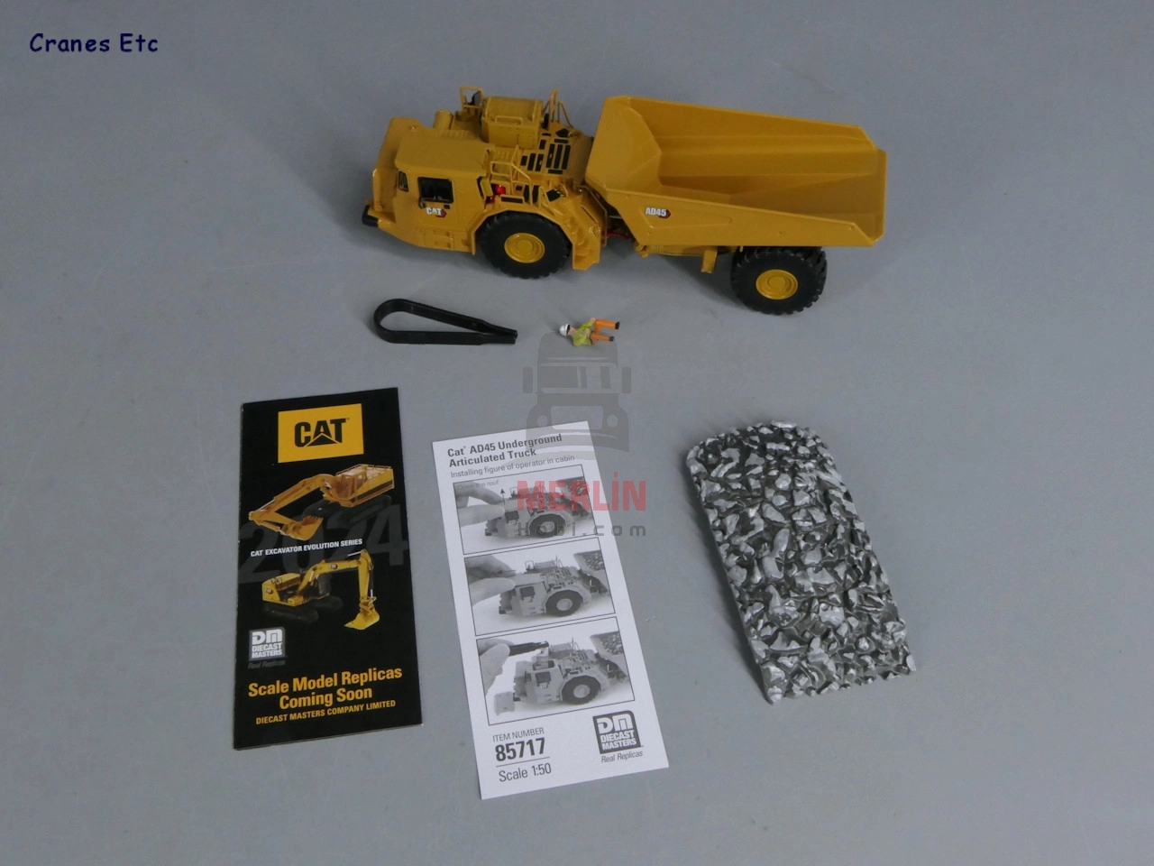 Yeni Logo 1/50 Caterpillar AD45 Yeraltı Maden Kamyonu