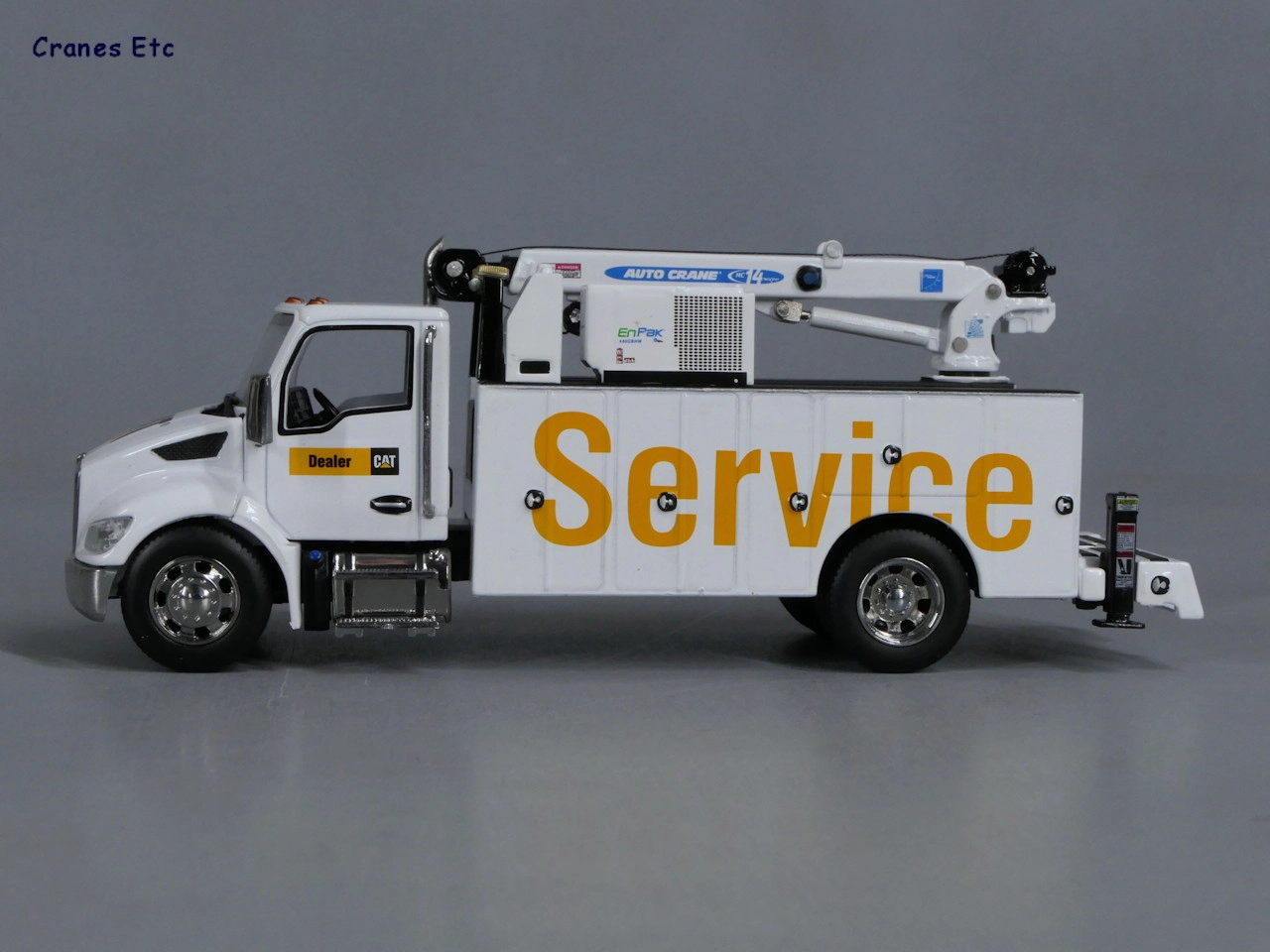 Truck Kenworth T380 Auto-Crane Titan 85 body with Miller EnPak 1:50