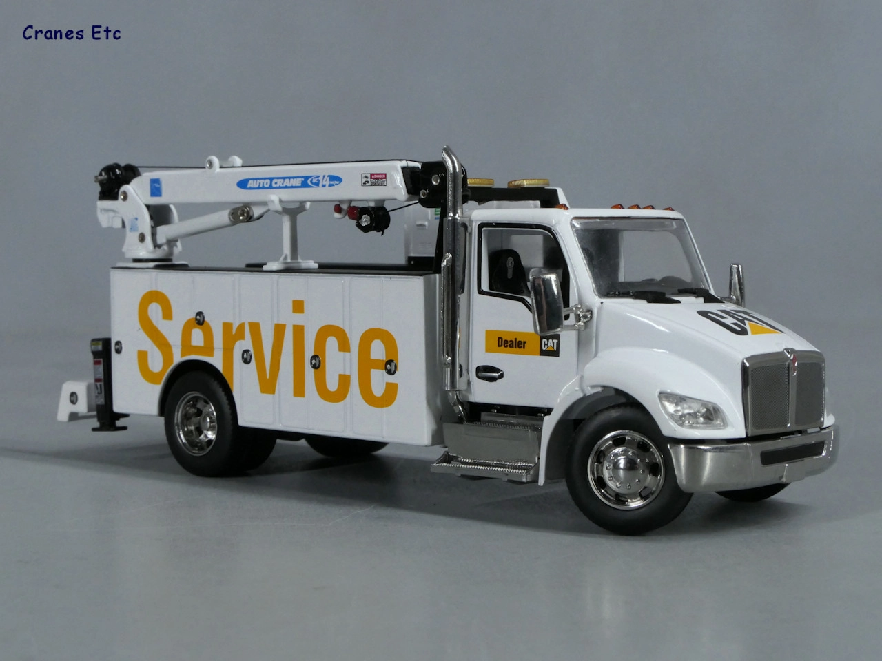 Truck Kenworth T380 Auto-Crane Titan 85 body with Miller EnPak 1:50