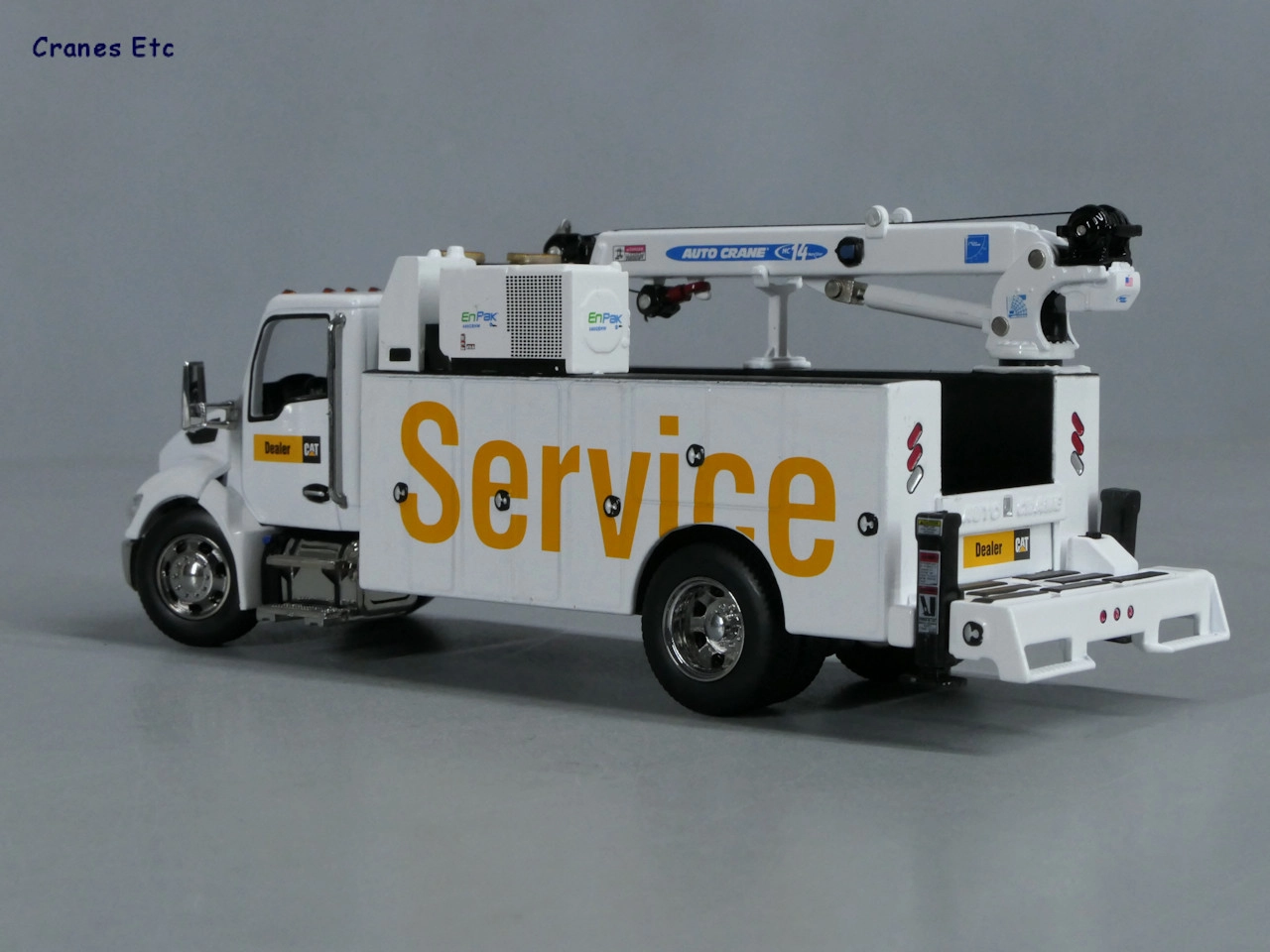 Truck Kenworth T380 Auto-Crane Titan 85 body with Miller EnPak 1:50