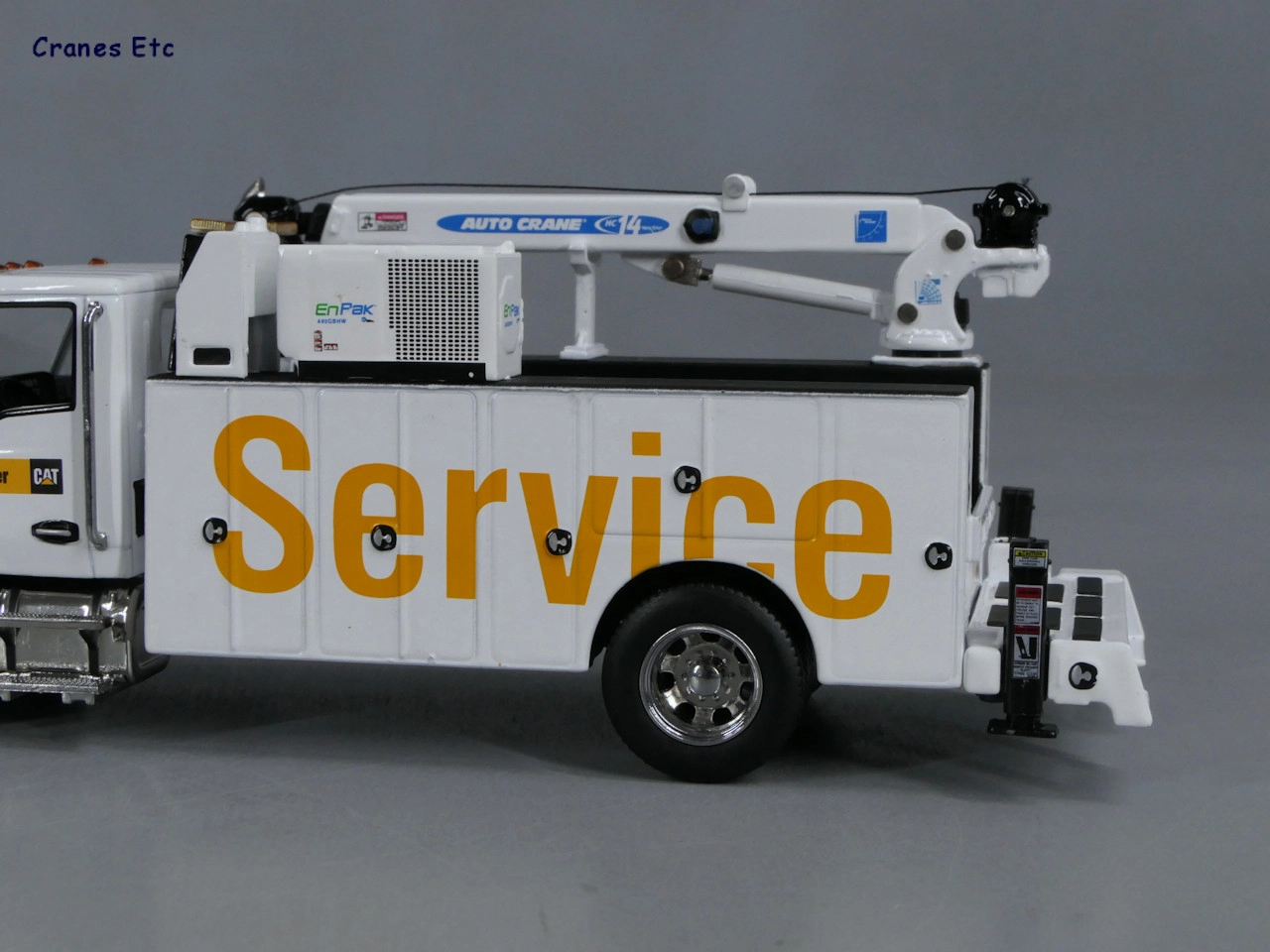 Truck Kenworth T380 Auto-Crane Titan 85 body with Miller EnPak 1:50