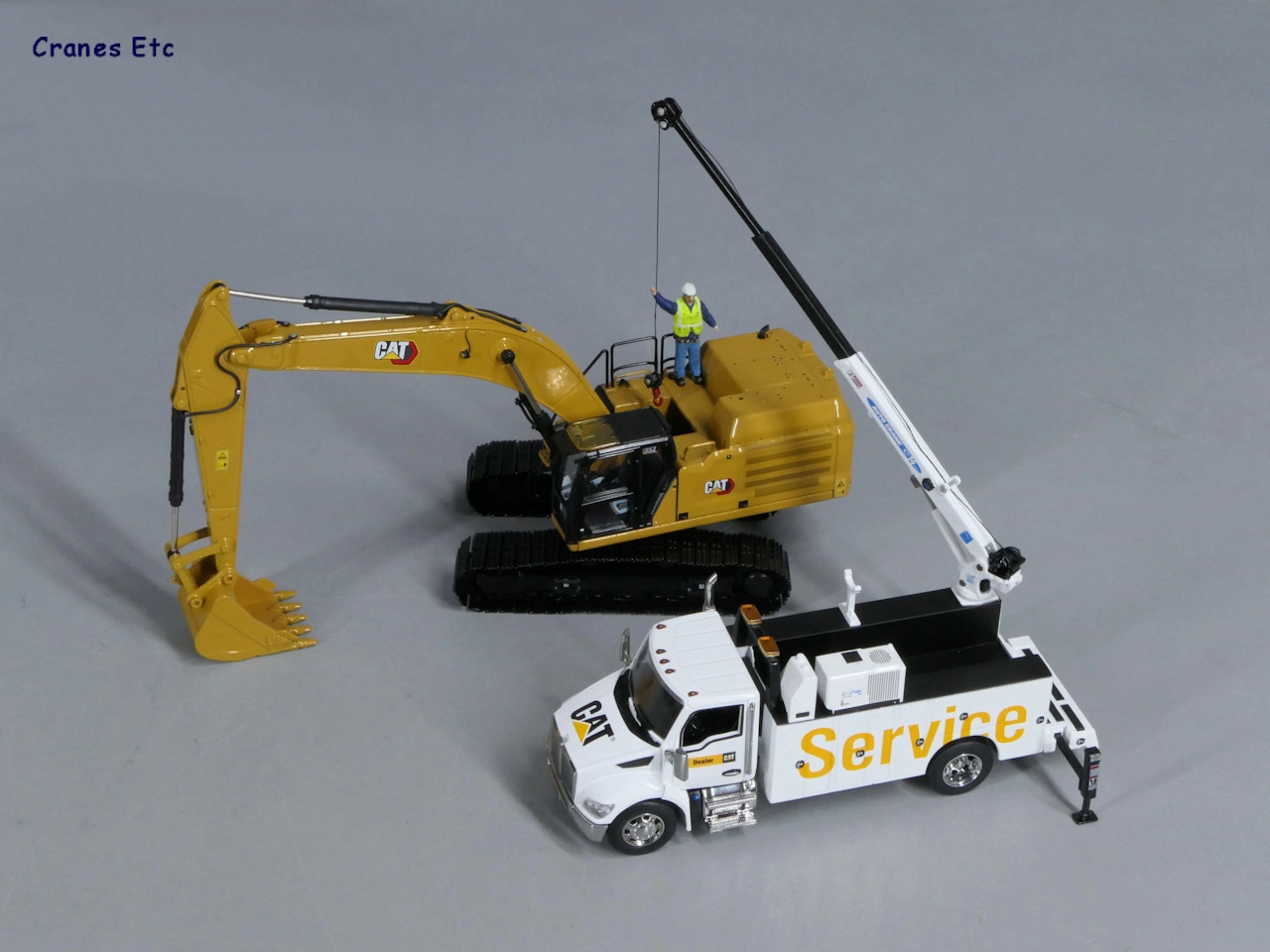 Truck Kenworth T380 Auto-Crane Titan 85 body with Miller EnPak 1:50