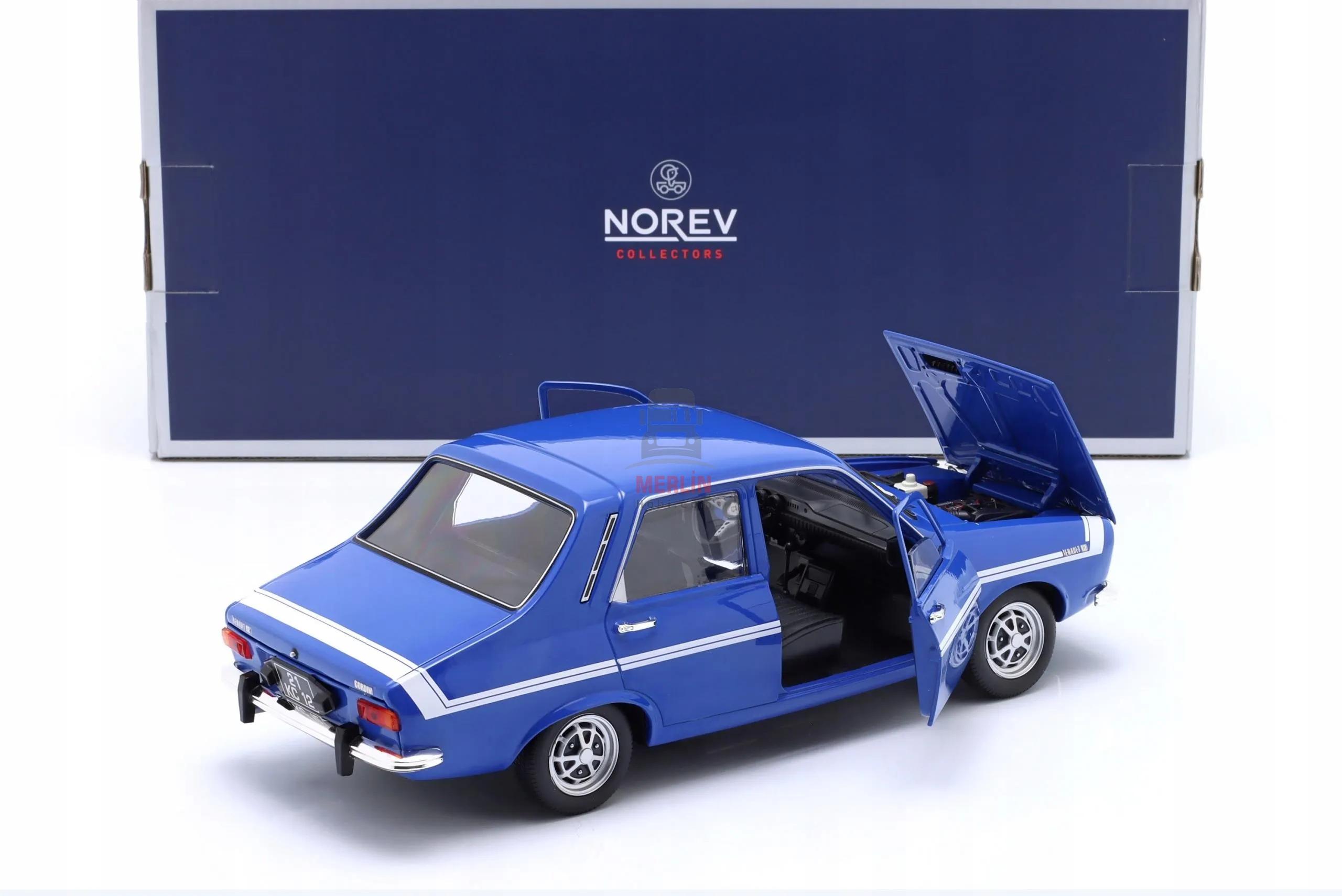 1/18 Norev Renault 12 Gordini 1971 Blue White
