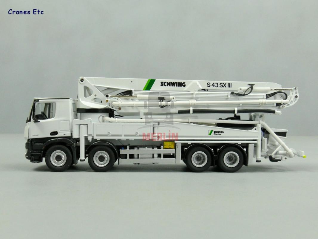1/50 Mercedes Arocs 8x4 Schwing S43SX III 