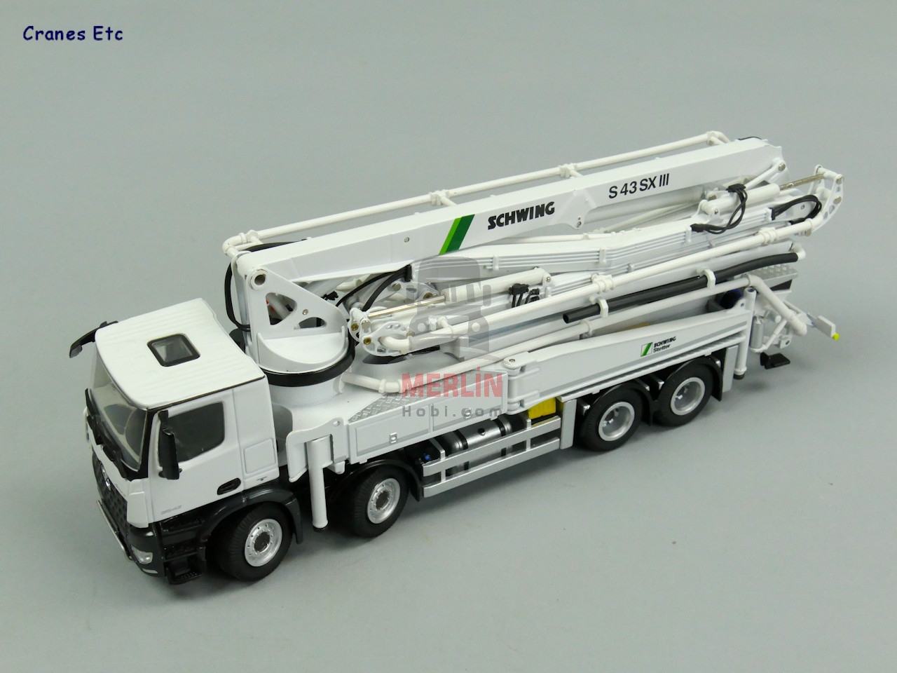 NZG 1/50 Mercedes Benz AROCS 8x4 concrete pump Schwing S 43 NZG 1/50 Mercedes Benz AROCS 8x4 concrete pump Schwing S 43