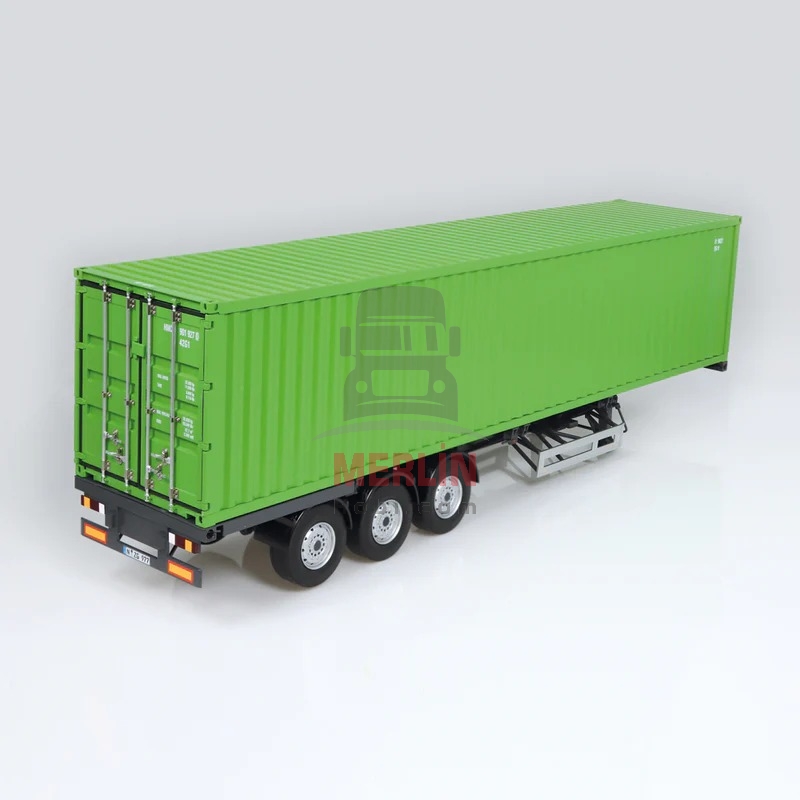 1/18 - Trailer EU & 40 Ft Konteyner ’’ Yeşil Renk’’ -Nzg