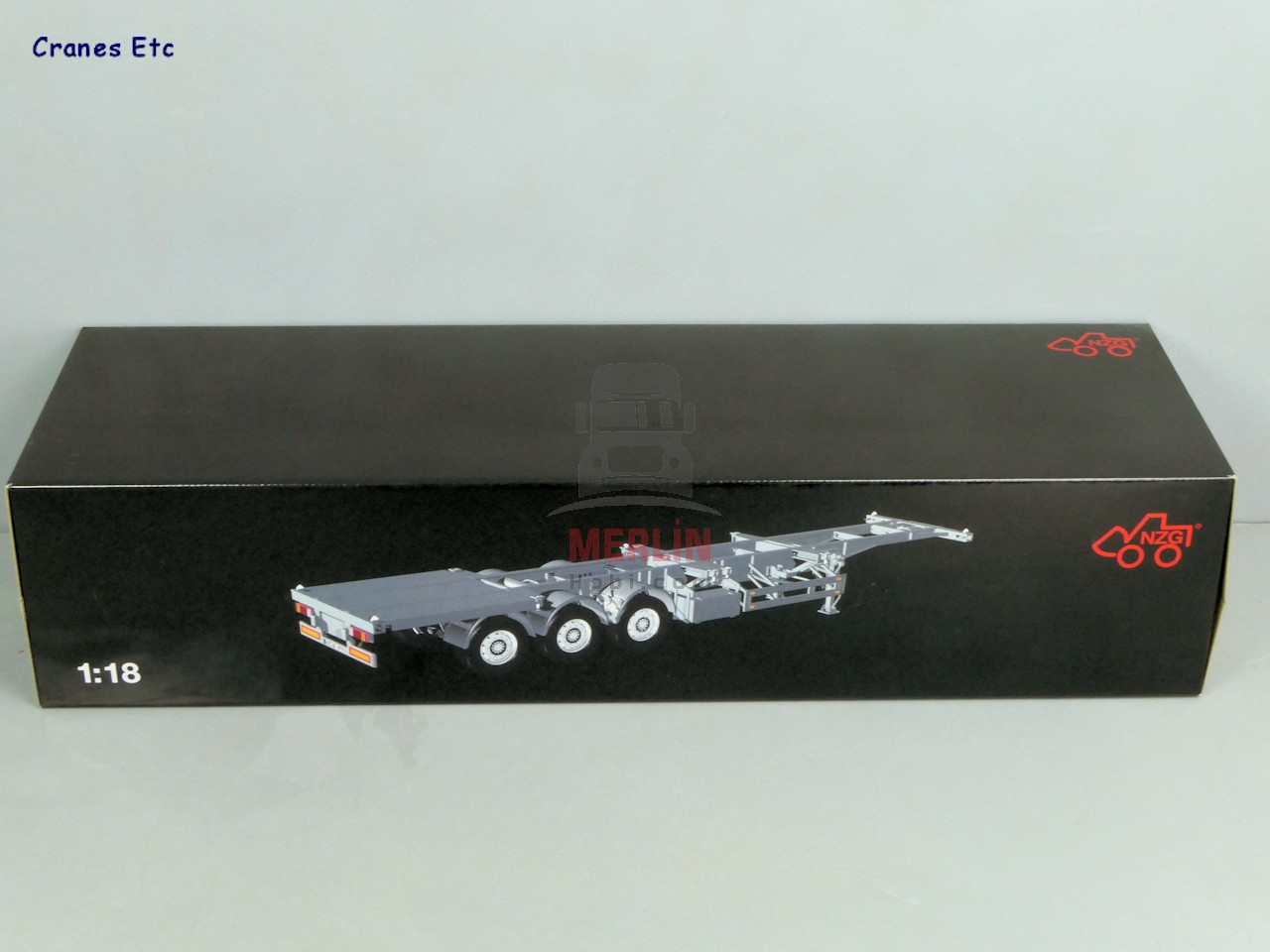 1/18 - Trailer EU & 40 Ft Konteyner ’’Kahverengi’’ -Nzg