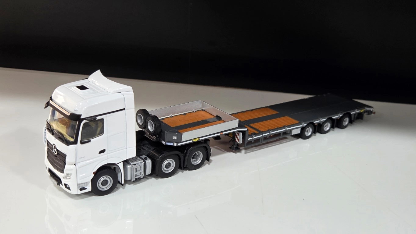 1/50 - MERCEDES-BENZ ACTROS MP5 6x2 + 3 Aks Lowbed Dorse
