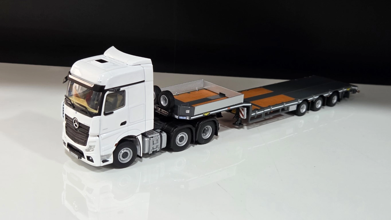 1/50 - MERCEDES-BENZ ACTROS MP5 6x2 + 3 Aks Lowbed Dorse