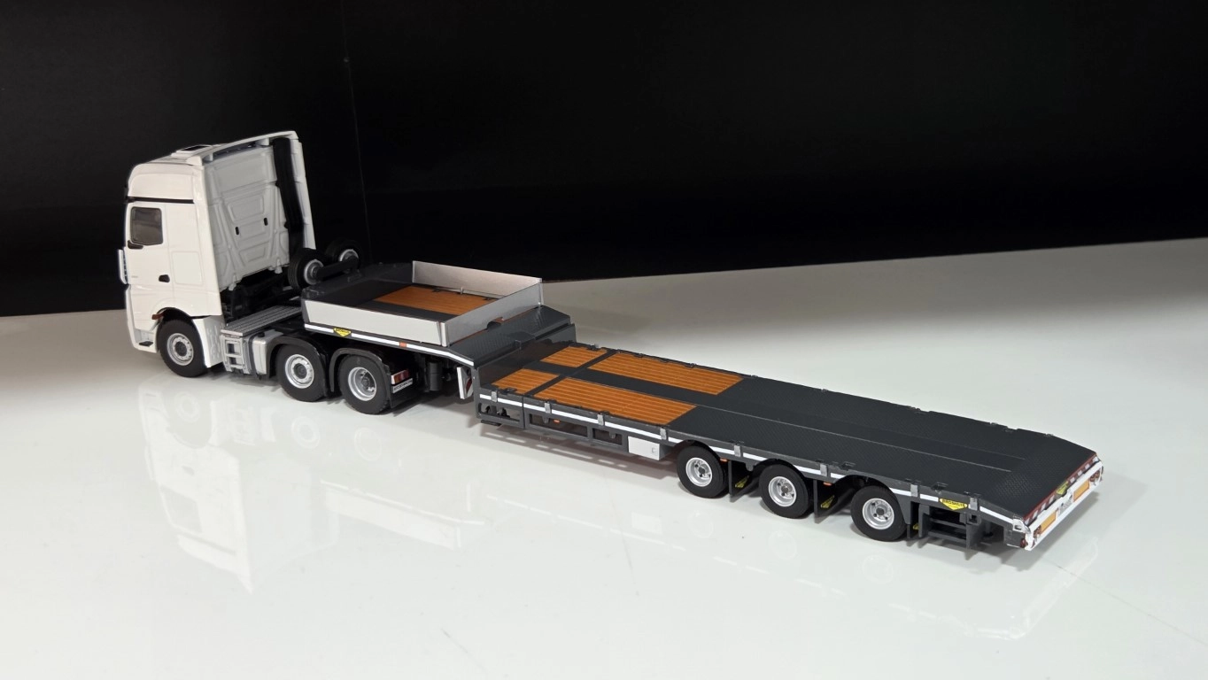 1/50 - MERCEDES-BENZ ACTROS MP5 6x2 + 3 Aks Lowbed Dorse