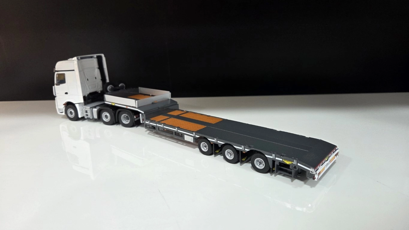 1/50 - MERCEDES-BENZ ACTROS MP5 6x2 + 3 Aks Lowbed Dorse