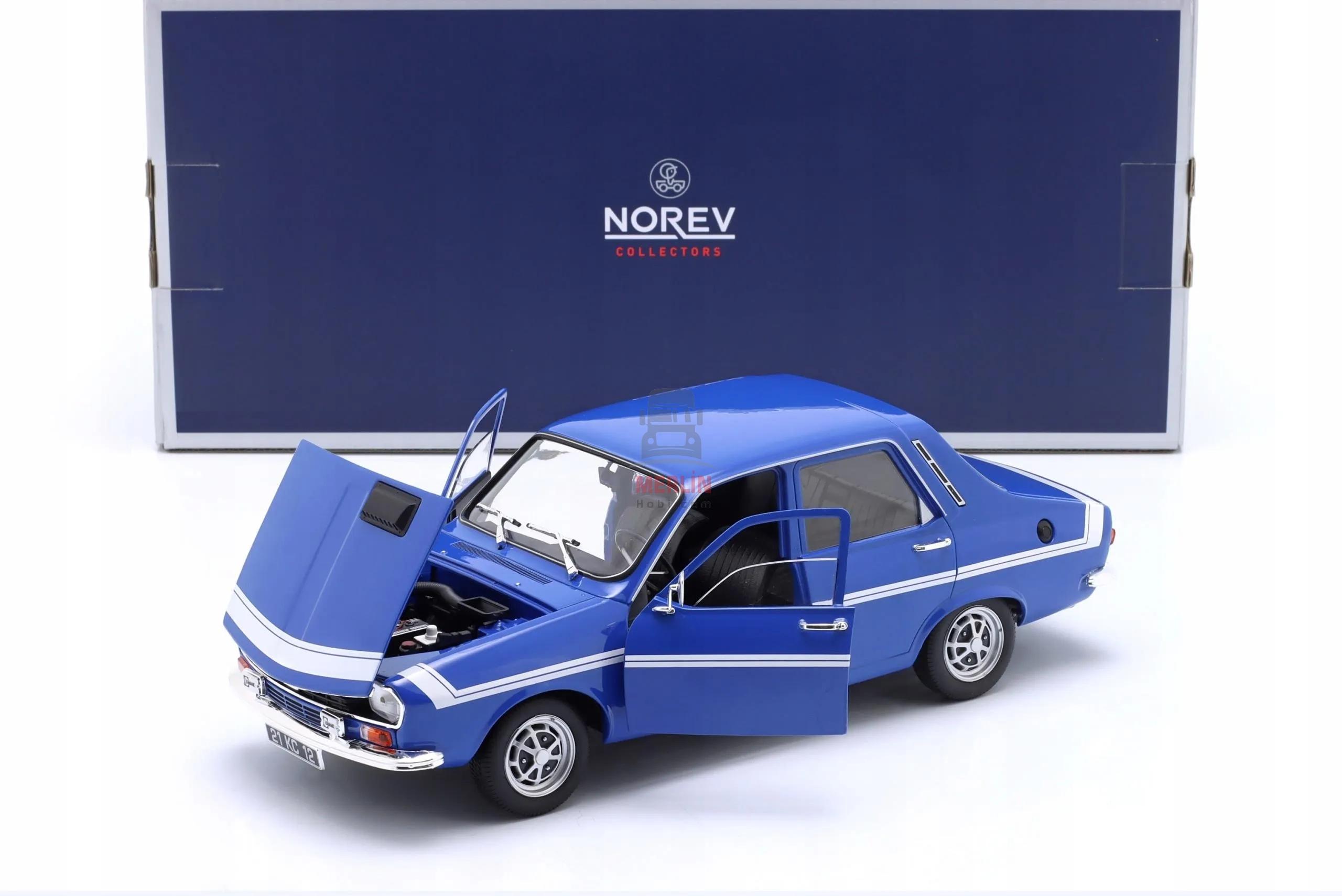 1/18 Norev Renault 12 Gordini 1971 Blue White