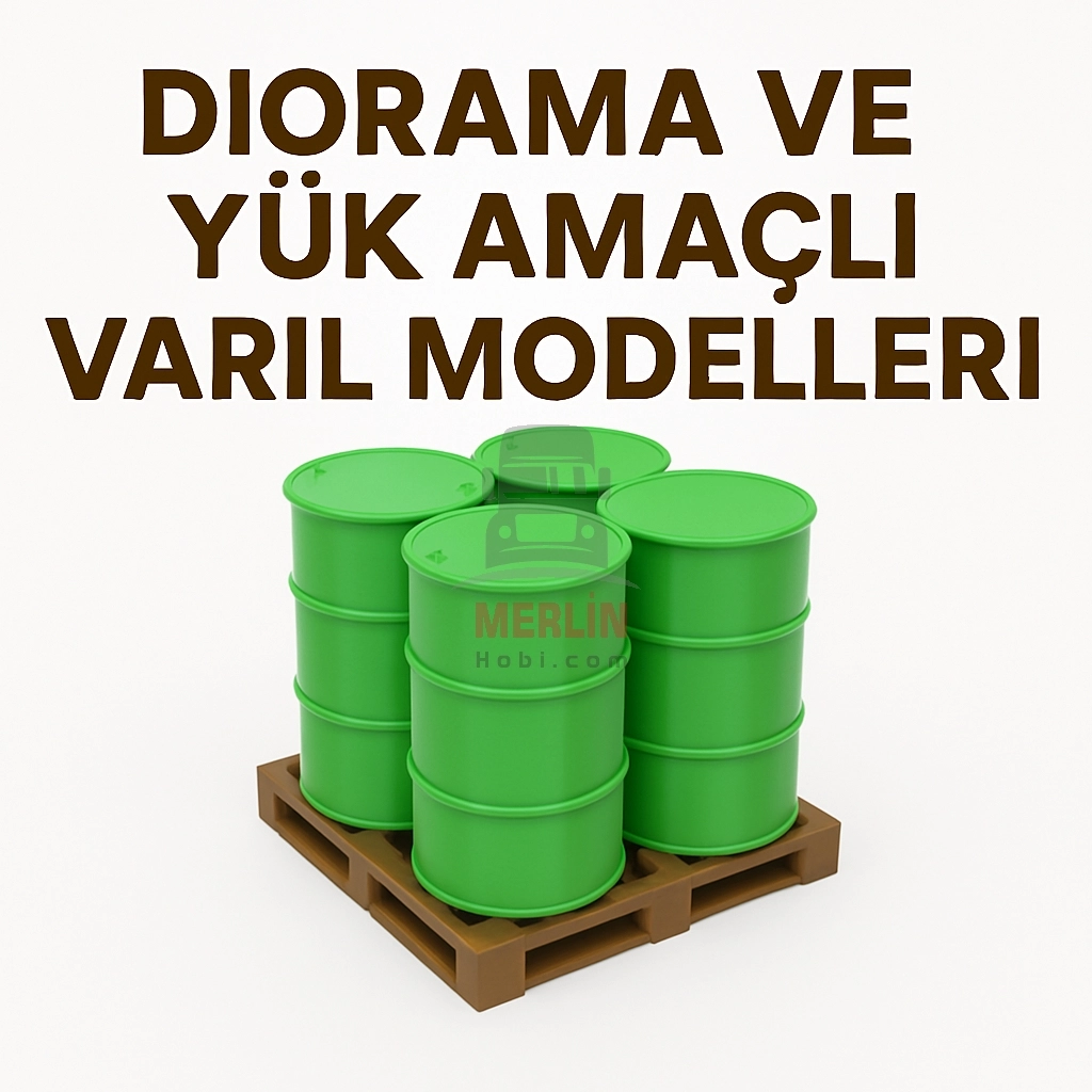  1/32 ölçek Varil  - Yük Aksesuar
