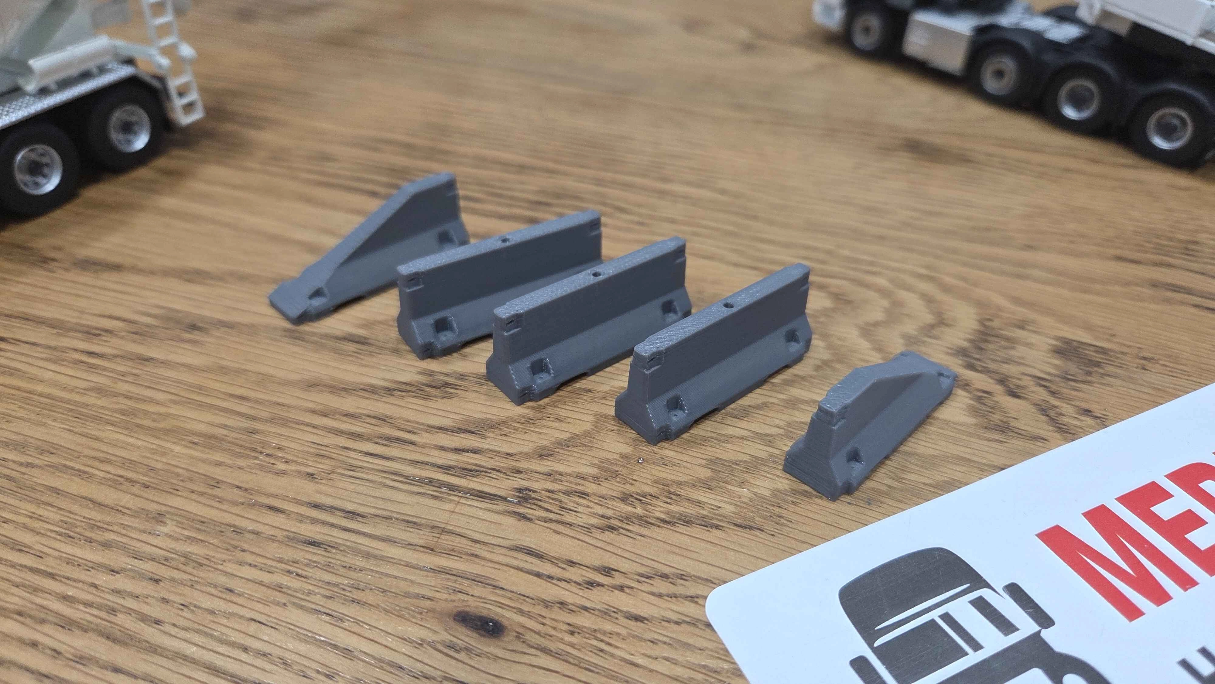 1/50 - Beton Blok 5 Parça - Diorama ve Yük için Aksesuar