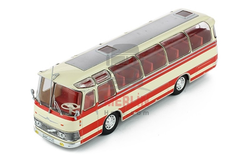 1/43 scale - Neoplan NH 9L 1964 Beige and Red
