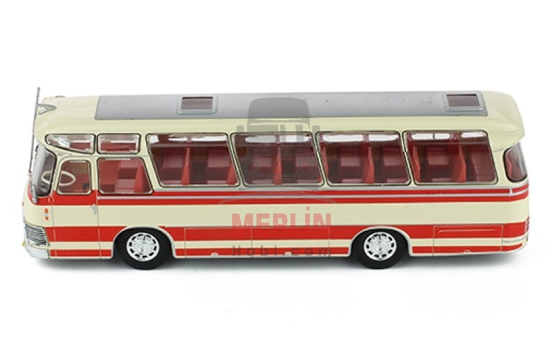 1/43 scale - Neoplan NH 9L 1964 Beige and Red