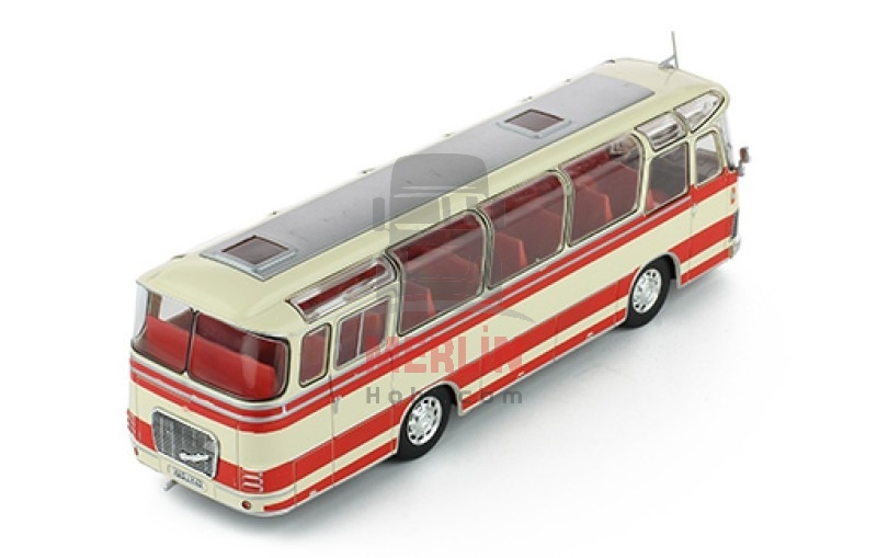 1/43 scale - Neoplan NH 9L 1964 Beige and Red