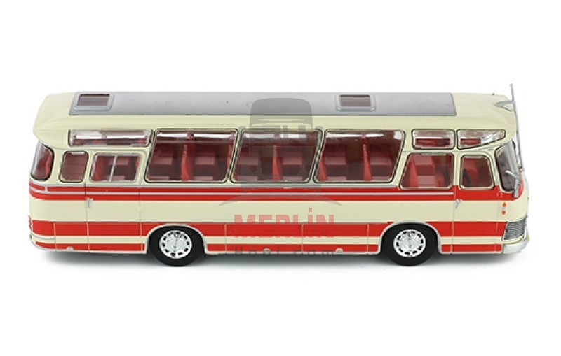 1/43 scale - Neoplan NH 9L 1964 Beige and Red